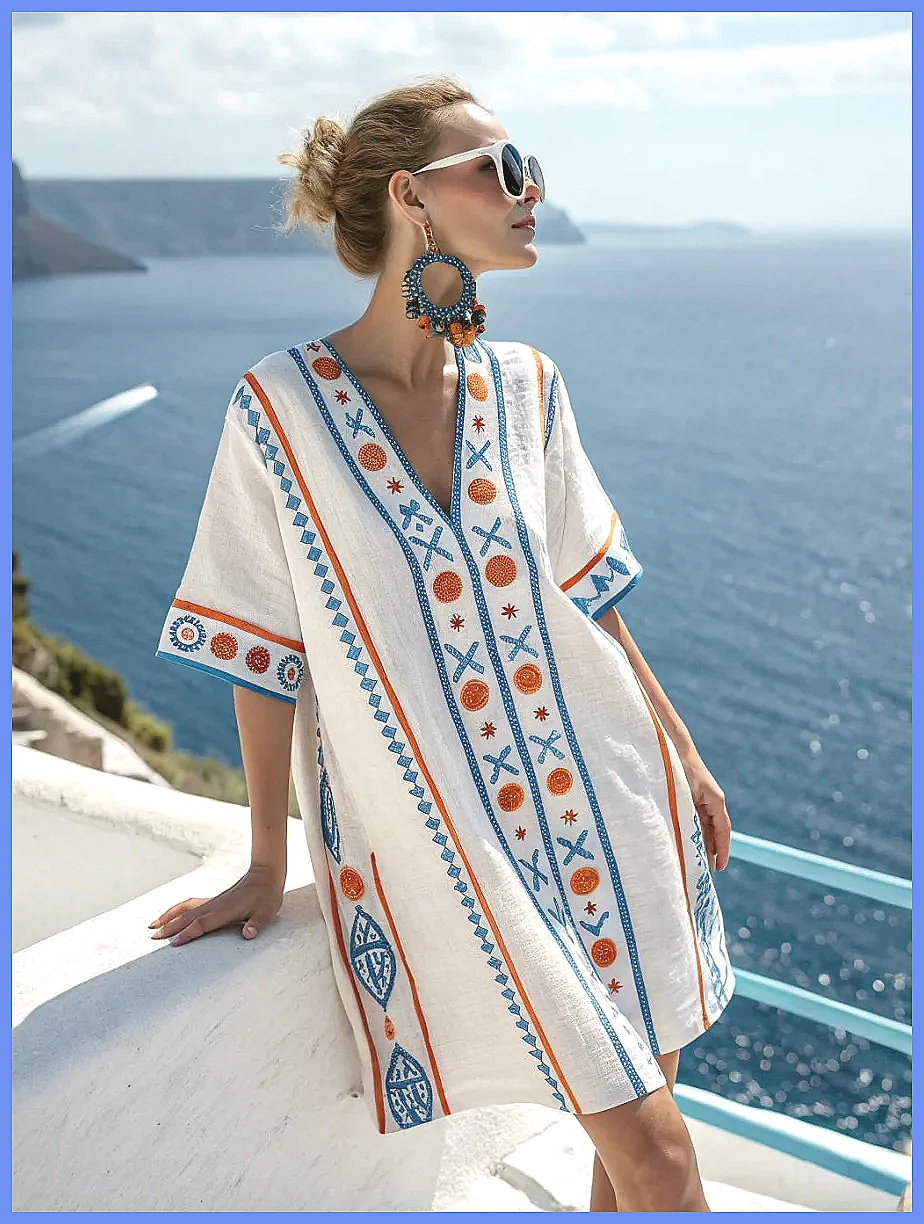 Floral Summer Dress - Abito da Spiaggia Estivo 2025 da