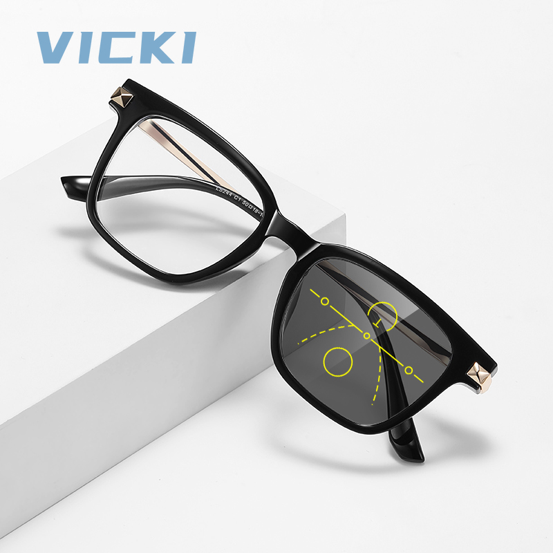 Women'S Fashion Glasses With Clear Lenses - Montature maschili e femminili VICKI, design