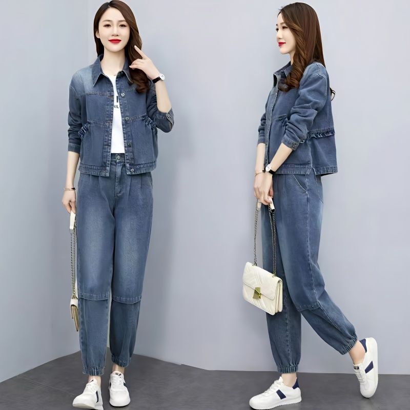 Women'S Fashion Denim Jacket - Abiti di jeans da donna 2024