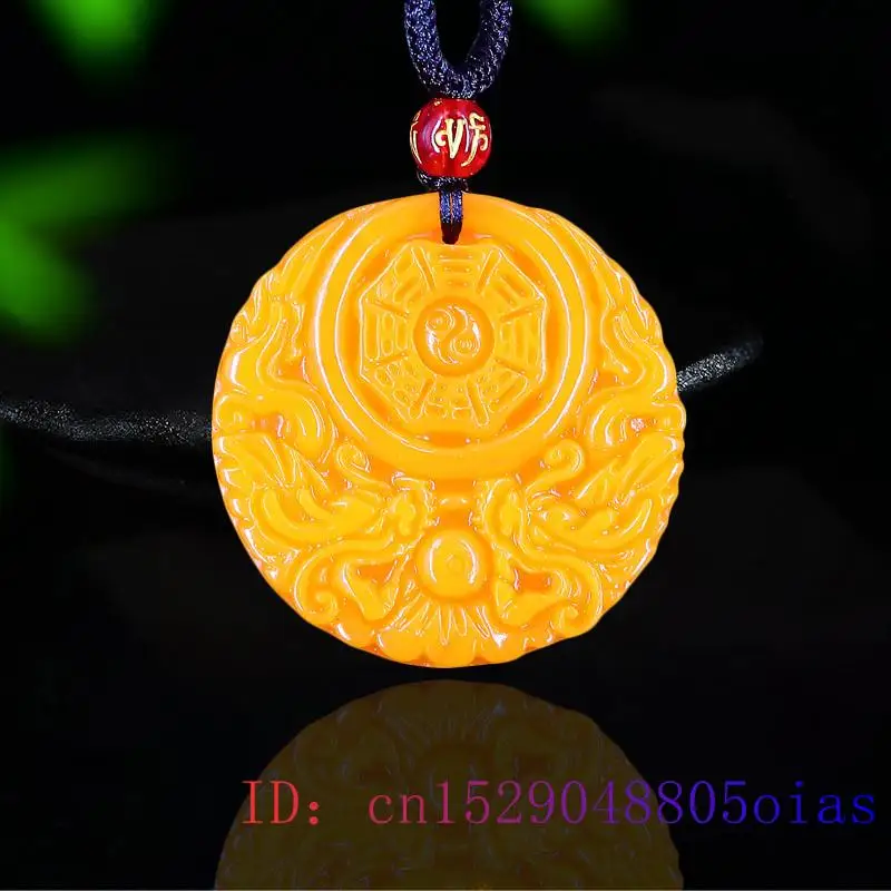Women'S Fashion Jewellery - Ciondolo drago di giada gialla regali