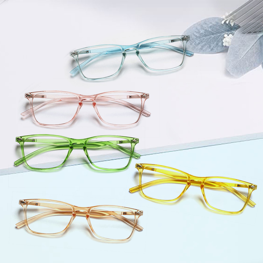 Women'S Fashion Glasses With Clear Lenses - Montature rettangolari trasparenti semplici alla moda