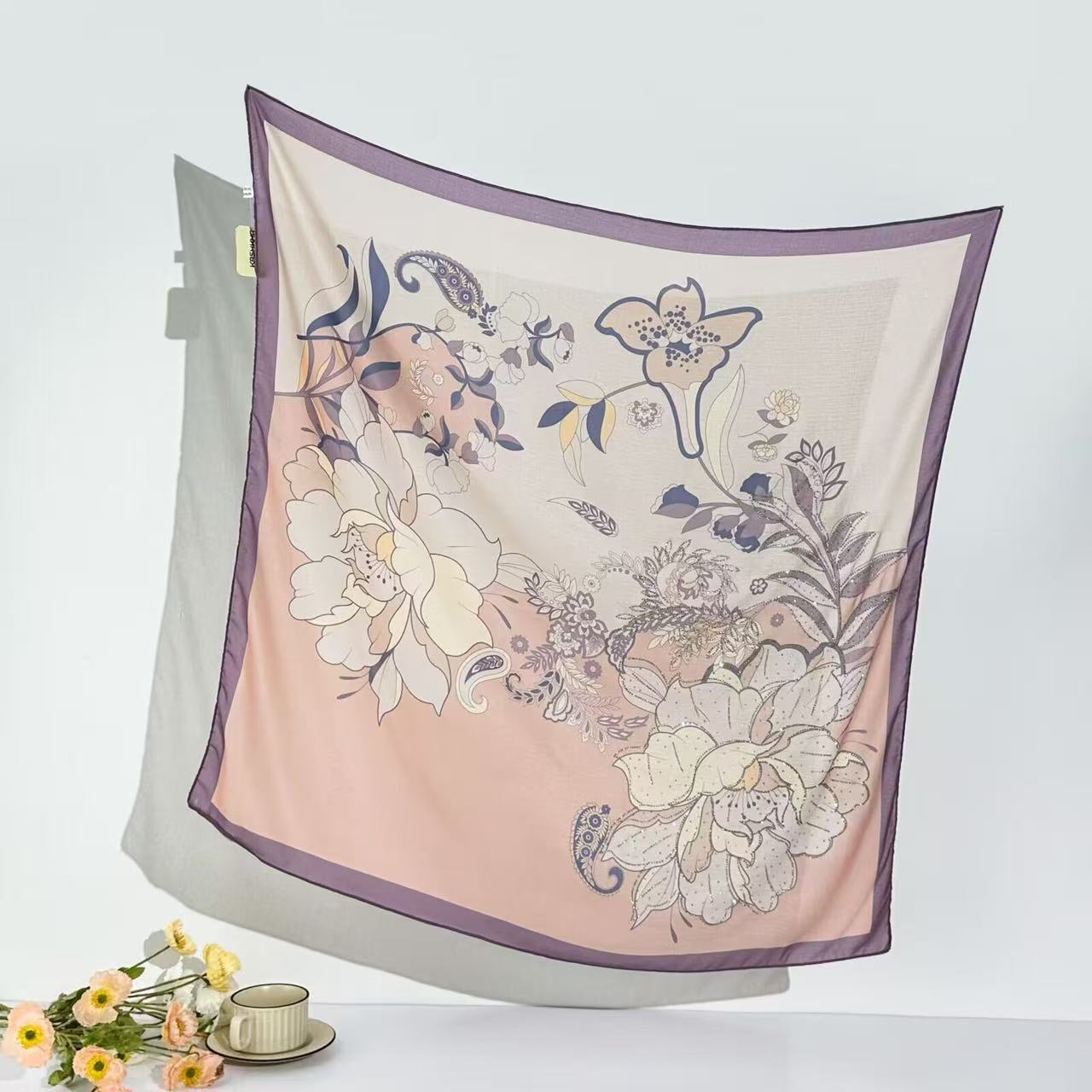 Women Fashion Malaysia - 1 pezzo 90 cm sciarpa quadrata