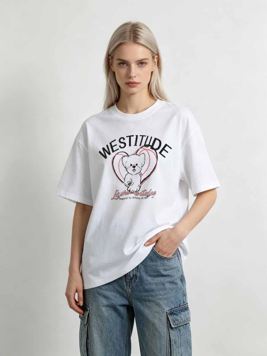Women'S Fashion Market Size - T-shirt da ragazza in cotone a