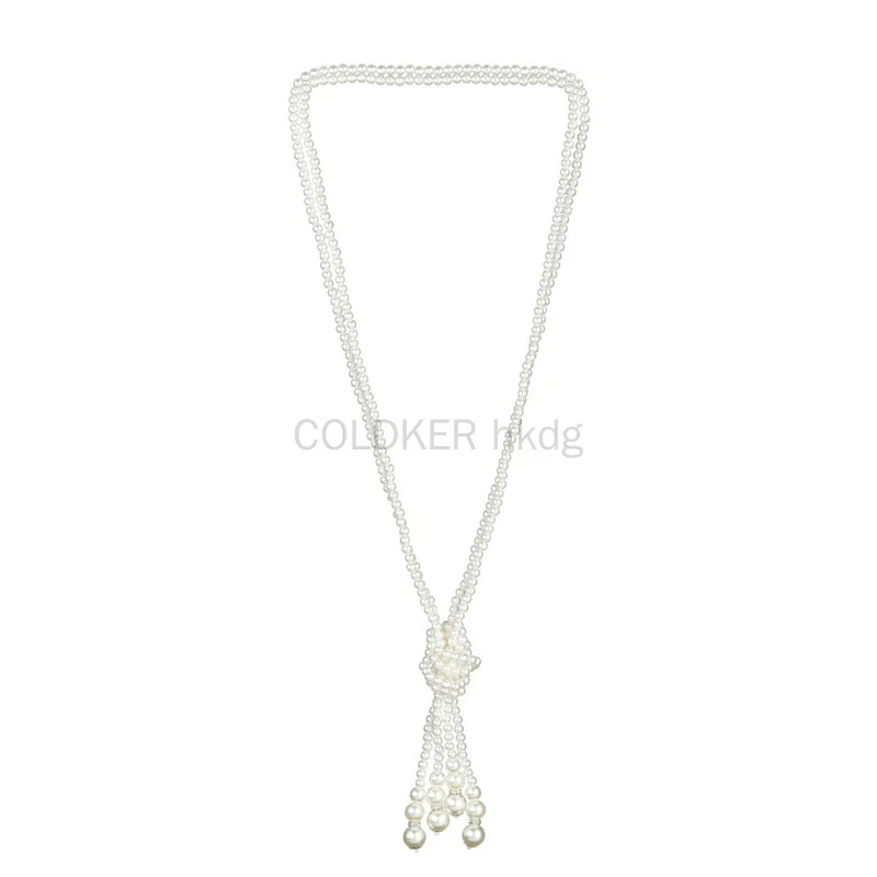 Women Fashion Necklace - Collana di Perle Anni '20, Accessori