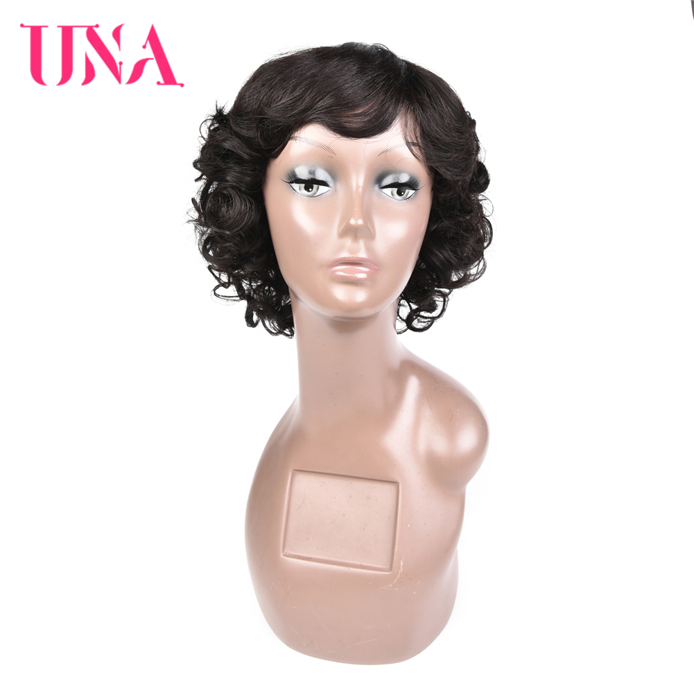 Women Fashion Malaysia - Parrucche per capelli umani ricci corti