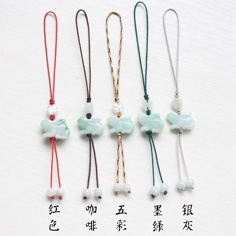 Women'S Fashion Jewellery - Personalizzazione Smeraldo naturale Coniglio cinese Catena