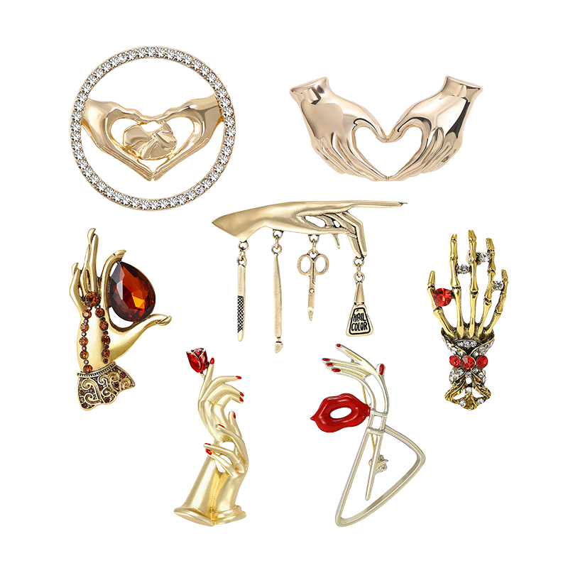 Women Fashion Pose - Spille a forma di cuore con