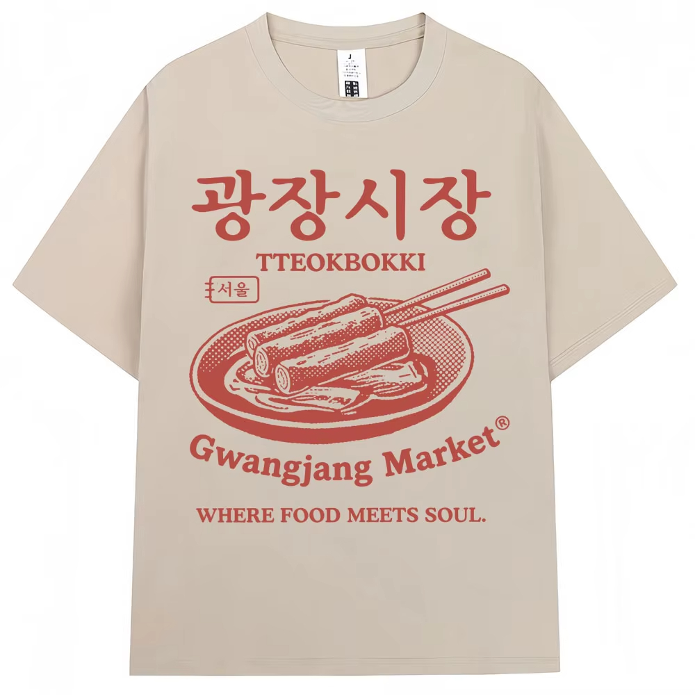 Women'S Fashion Market Size - T-shirt Stile Coreano con Stampa Mercato