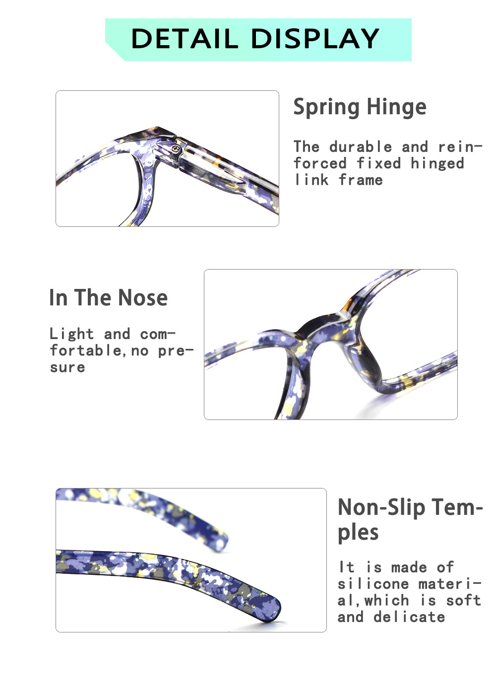 Occhiali da lettura da donna M - Women'S Fashion Glasses With Clear Lenses recensione e prezzo