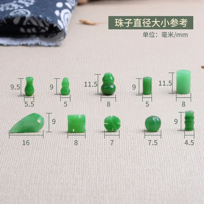 10 pz giada verde zucca foglie - Women'S Fashion Jewellery recensione e prezzo