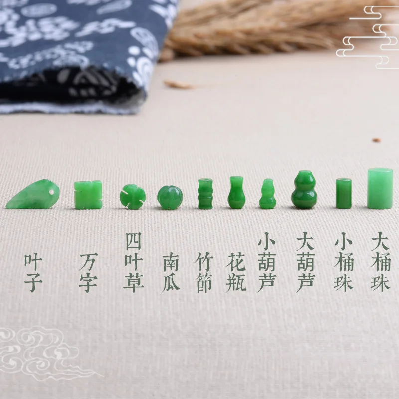 10 pz giada verde zucca foglie - Women'S Fashion Jewellery recensione e prezzo