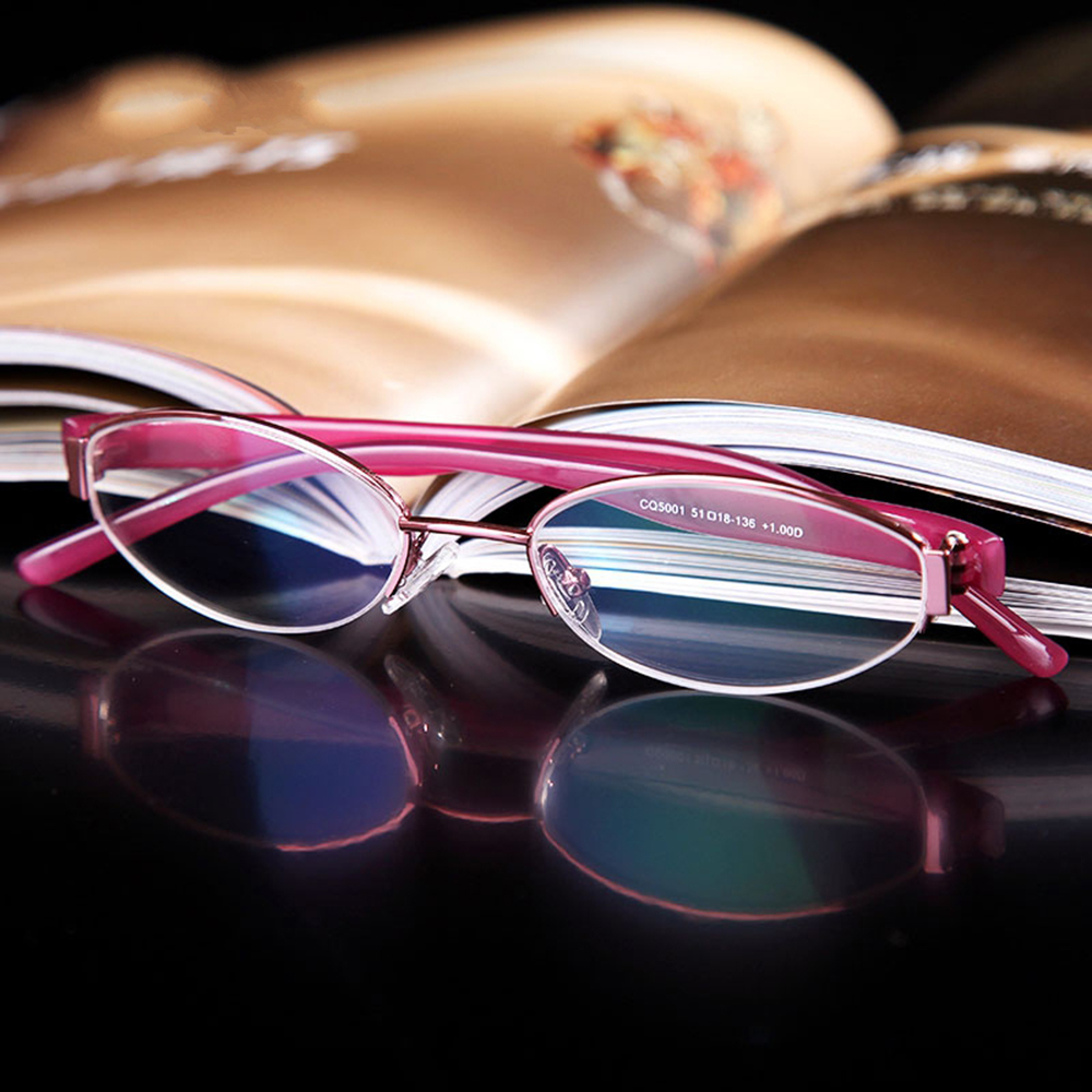 Lenti Semi-Rim Tr90 Leg Anti-f - Women'S Fashion Glasses With Clear Lenses recensione e prezzo