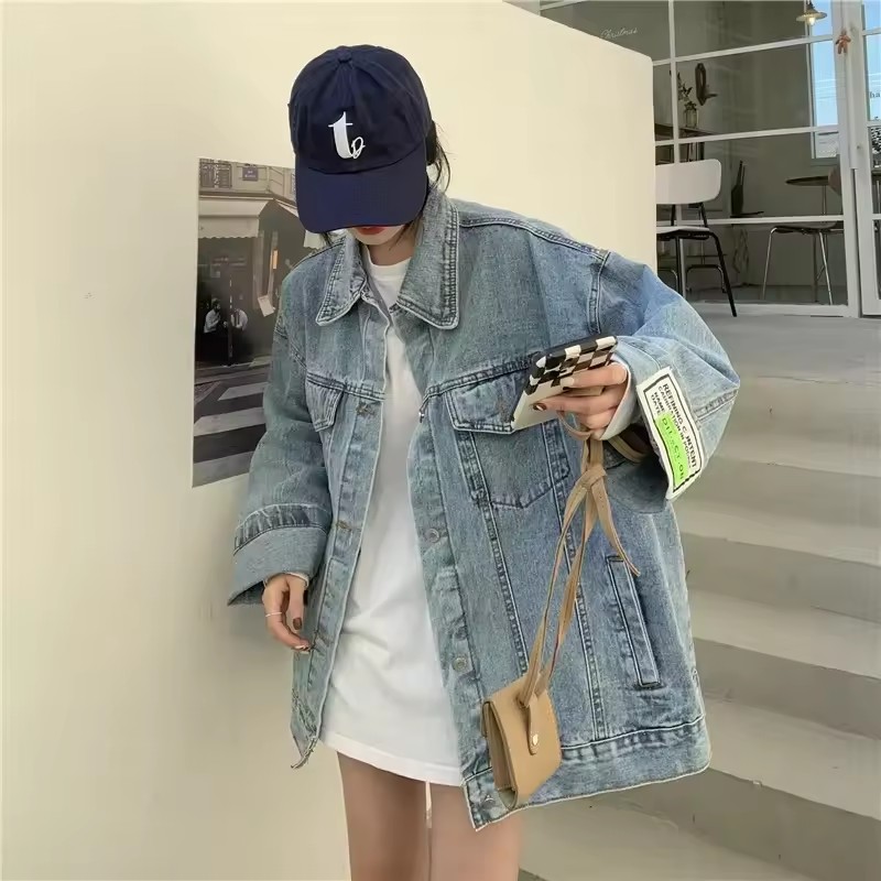2025 Giacca di jeans di nuova  - Women'S Fashion Denim Jacket recensione e prezzo