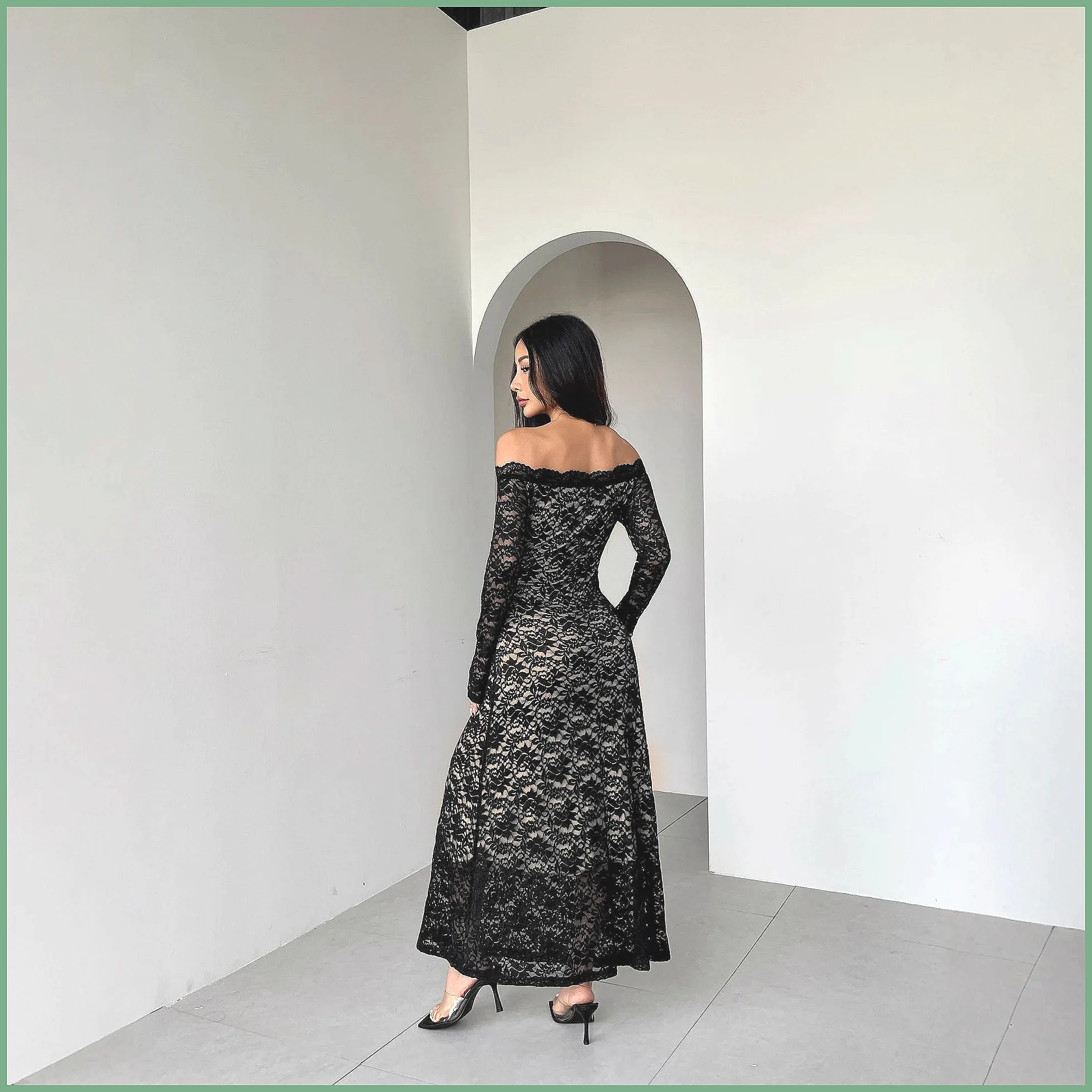 Abito da ballo nero in pizzo c - Bodycon Dress Women recensione e prezzo