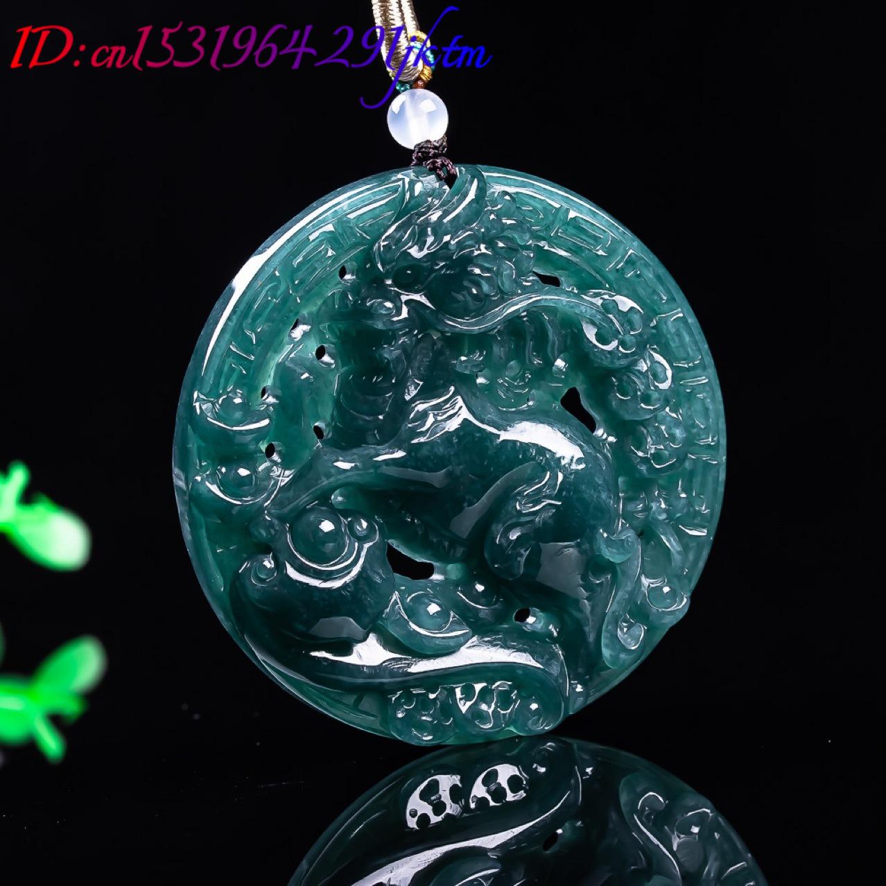 Ciondolo Drago in Giada Birman - Women Fashion Necklace recensione e prezzo