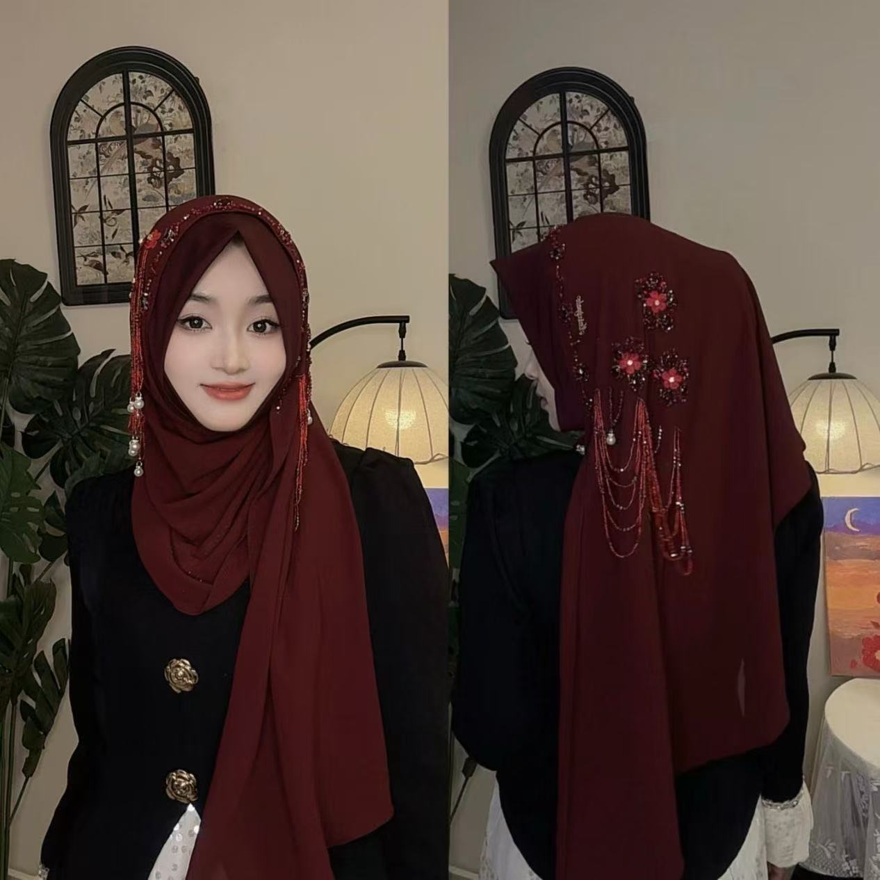 Abaya Hijab Sciarpa da Donna M - Women Fashion Malaysia recensione e prezzo