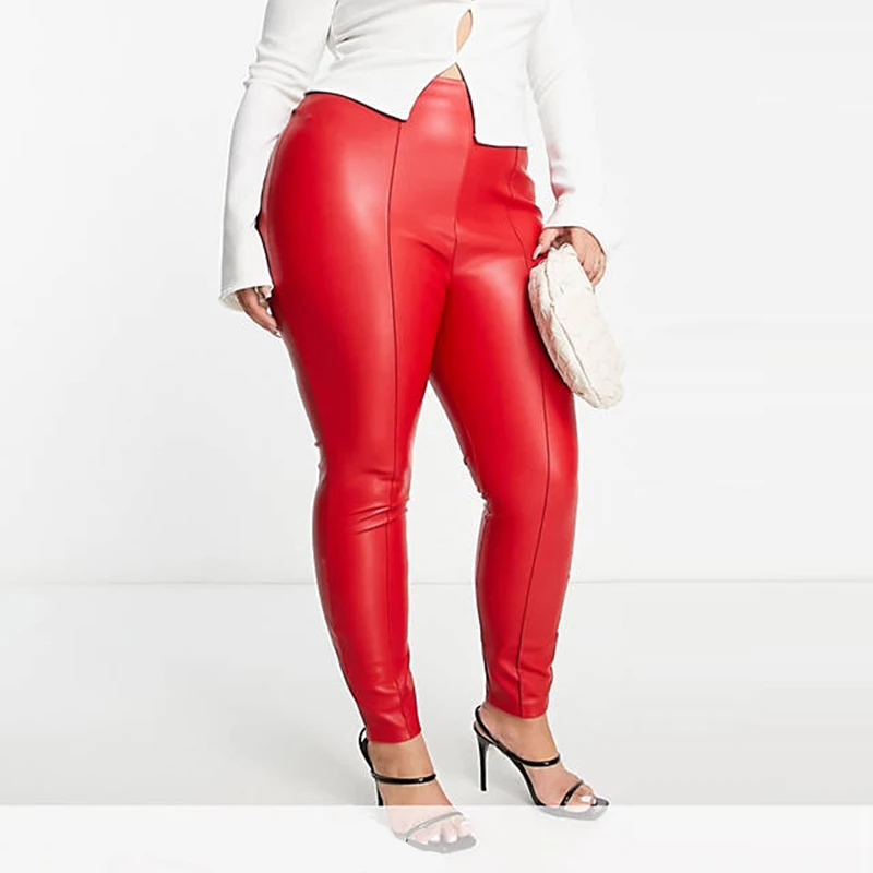 Pantaloni a matita in pelle a  - Women'S Fashion Leggings recensione e prezzo