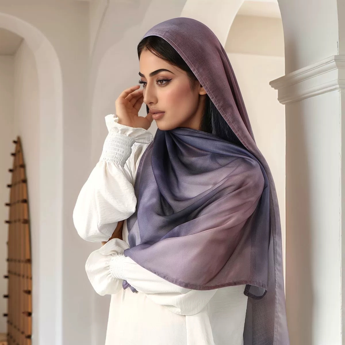 Nuova stampa Rayon Sciarpa Hij - Women Fashion Malaysia recensione e prezzo