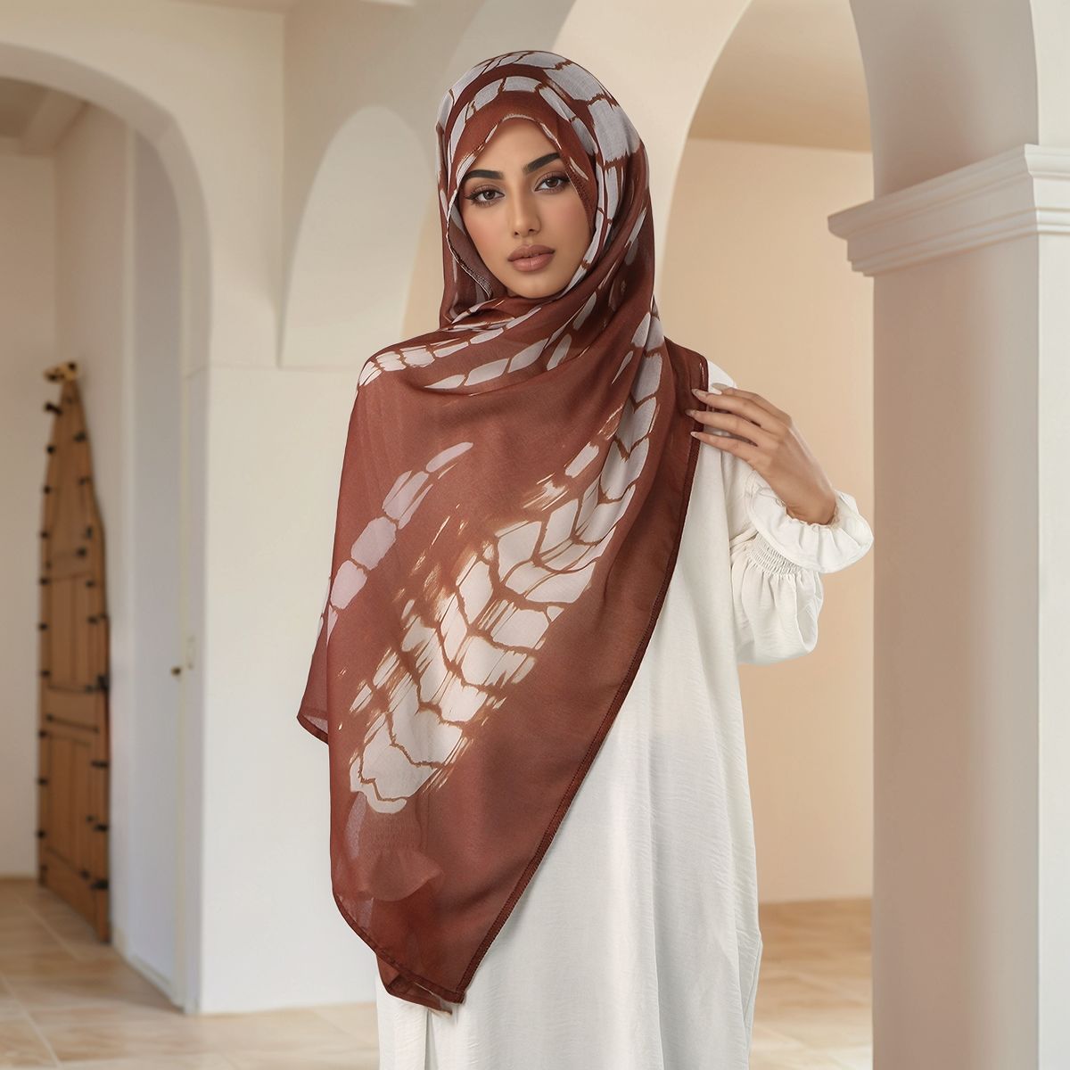 Nuova stampa Rayon Sciarpa Hij - Women Fashion Malaysia recensione e prezzo