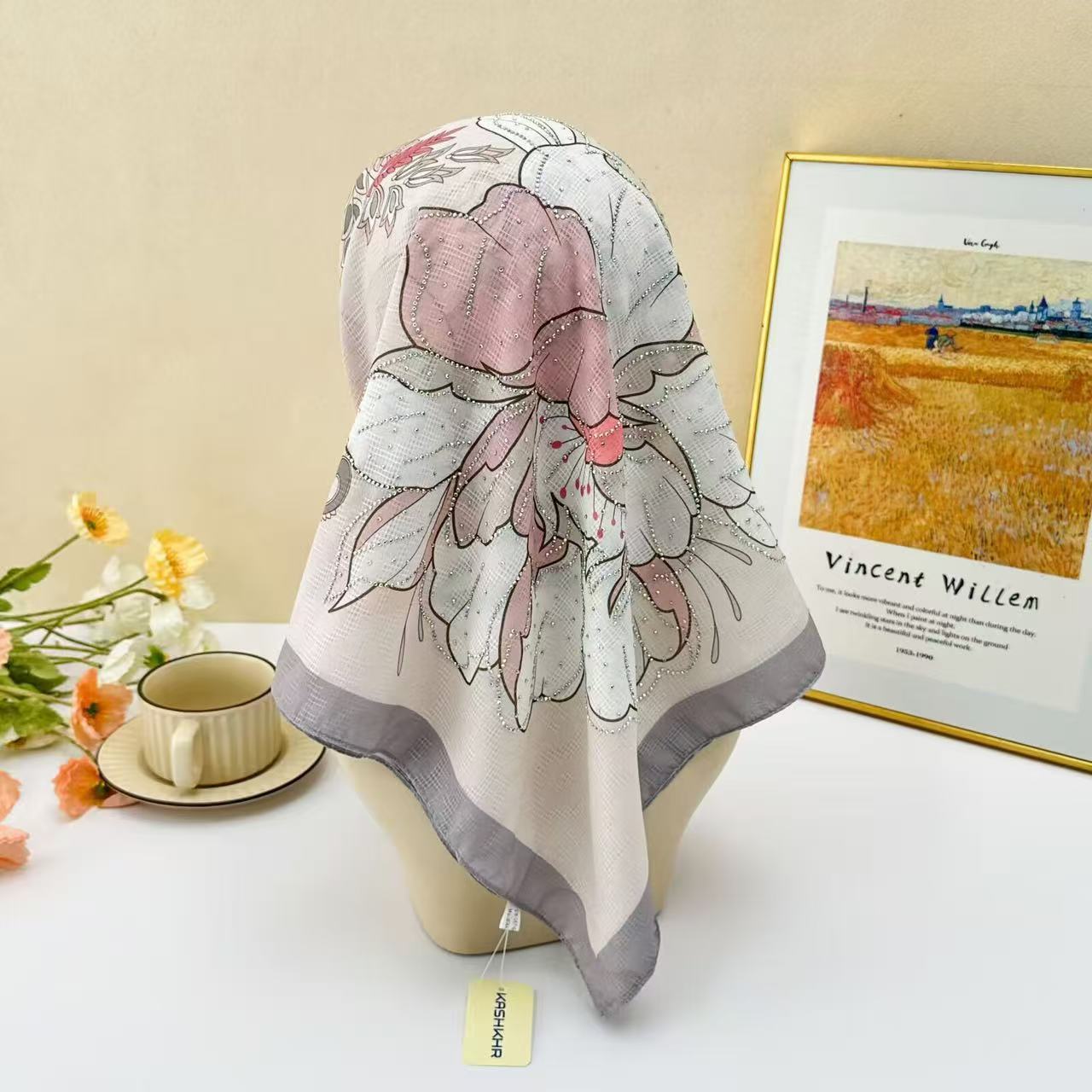 1 pezzo 90 cm sciarpa quadrata - Women Fashion Malaysia recensione e prezzo