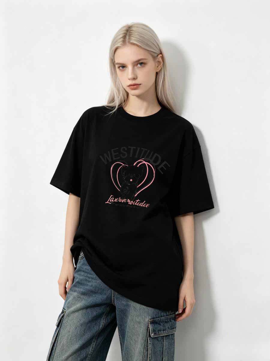 T-shirt da ragazza in cotone a - Women'S Fashion Market Size recensione e prezzo