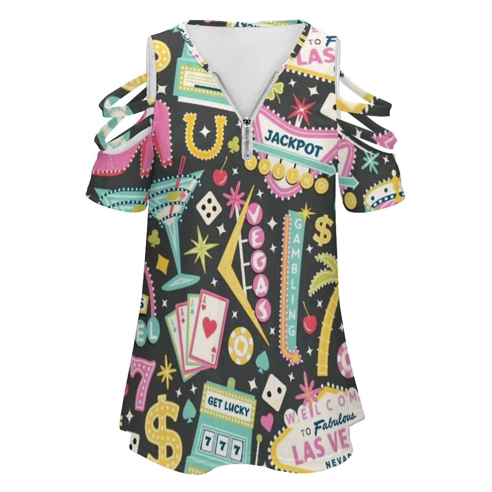 Viva Las Vegas T-shirt da donn - Women Fashion Vector recensione e prezzo