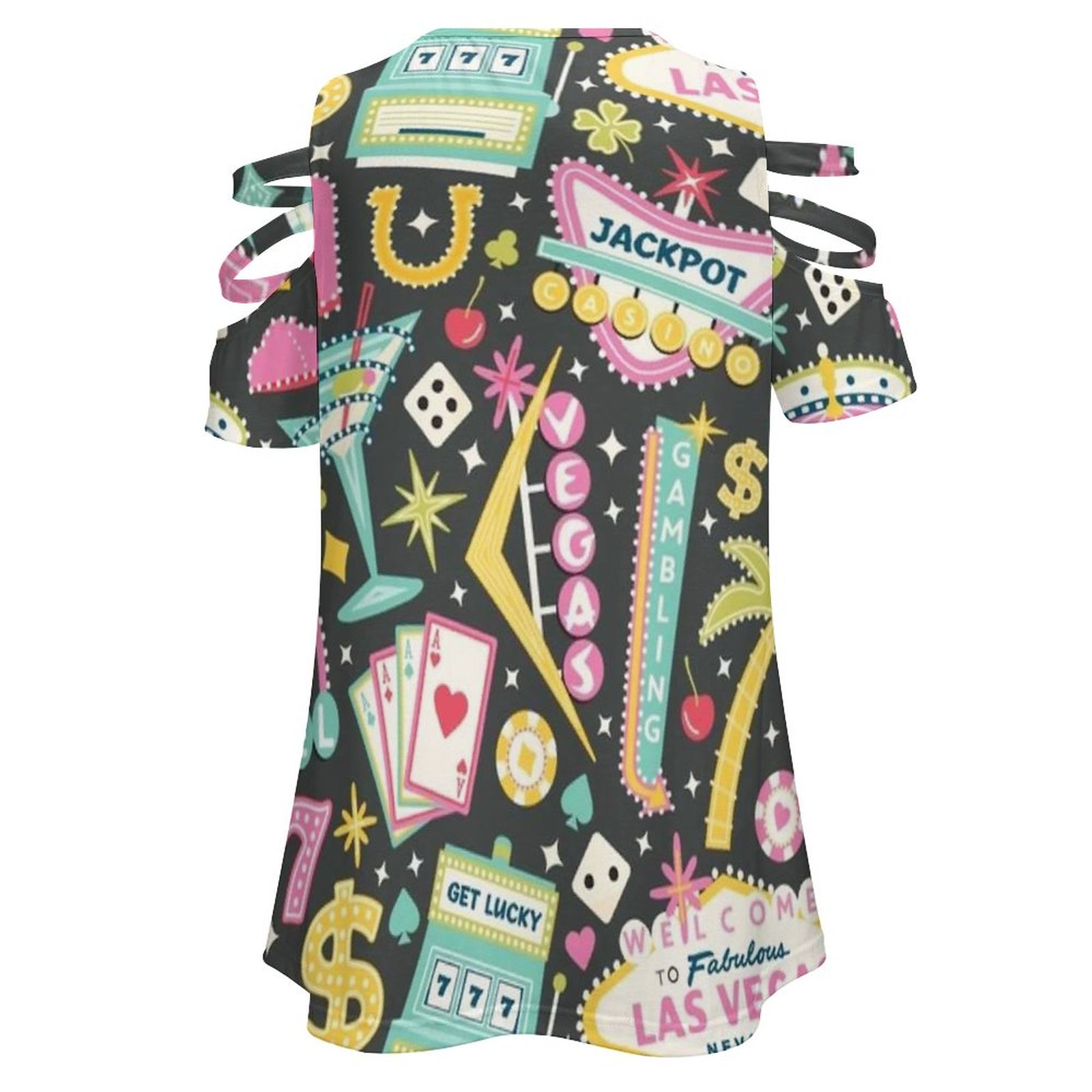 Viva Las Vegas T-shirt da donn - Women Fashion Vector recensione e prezzo