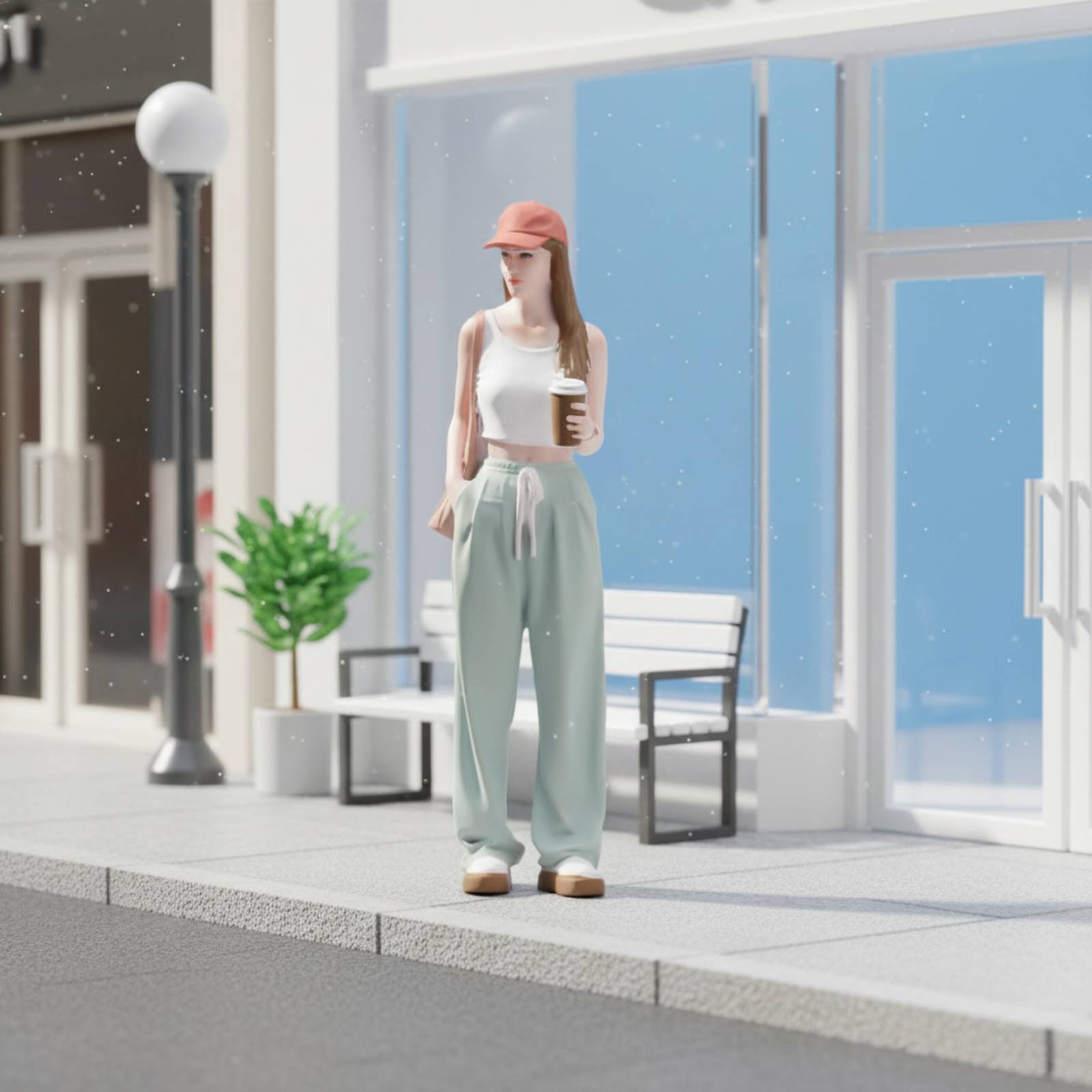 Statuetta di Ragazza con Caffè - Women Fashion Pose recensione e prezzo