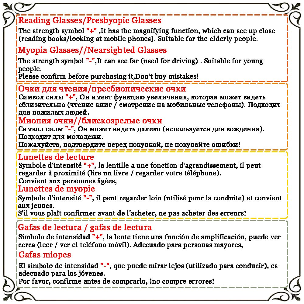 Occhiali da Vista Fotocromatic - Women'S Fashion Glasses With Clear Lenses recensione e prezzo
